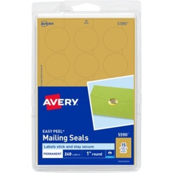 Avery Mailing, Seals, 15Up AVE05590